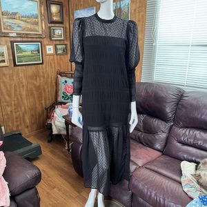 Zara Boho Polka Dot Dress
